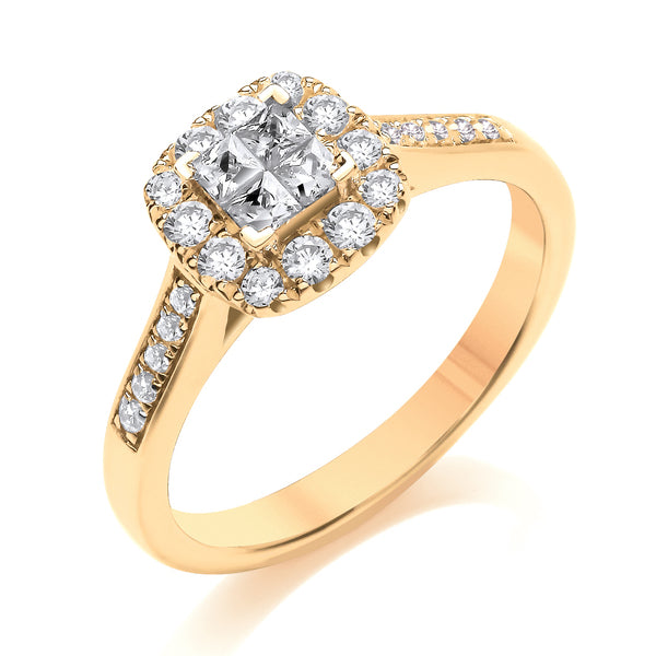 CCG01 Princess Engagement Ring