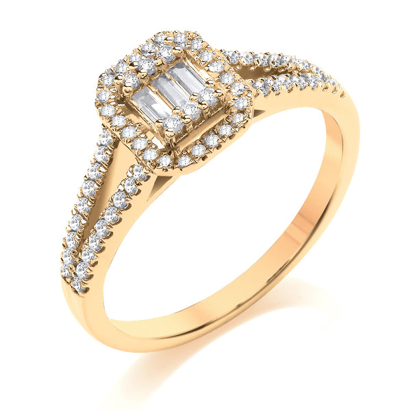 CEW01 Round Engagement Ring