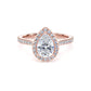 DHW02 Pear Engagement Ring