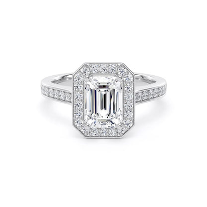 EHG01 Emerald Engagement Ring