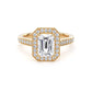 EHG01 Emerald Engagement Ring