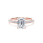 ESC01 Emerald Engagement Ring