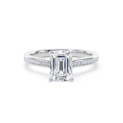 ESC01 Emerald Engagement Ring