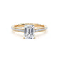 ESC01 Emerald Engagement Ring