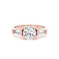M3R04 Round Engagement Ring