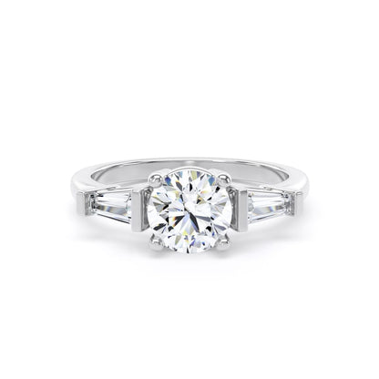 M3R04 Round Engagement Ring