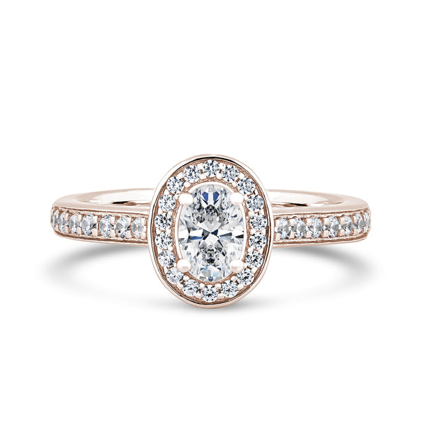 OHG01 Oval Engagement Ring