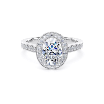 OHG01 Oval Engagement Ring