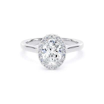 OHP02 Oval Engagement Ring