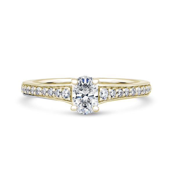 OSM01 Oval Engagement Ring