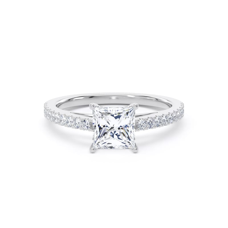PSW01 Princess Engagement Ring – Lover’s Rock